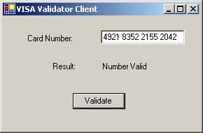 Test the WindowsFormsClient Application