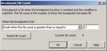 Configure the Breakpoint