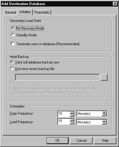 Initialize tab when adding a new secondary.