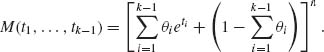 numbered Display Equation