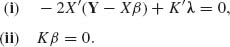 numbered Display Equation