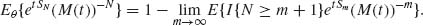 Unnumbered Display Equation