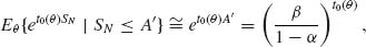 Unnumbered Display Equation