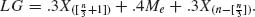 numbered Display Equation