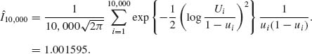 Unnumbered Display Equation