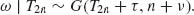 Unnumbered Display Equation