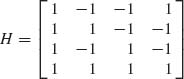 Unnumbered Display Equation