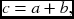 numbered Display Equation