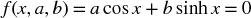 unnumbered Display Equation