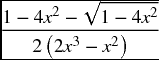 unnumbered Display Equation