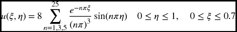 unnumbered Display Equation