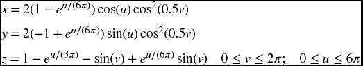 unnumbered Display Equation