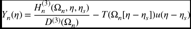 numbered Display Equation