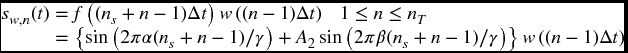 numbered Display Equation