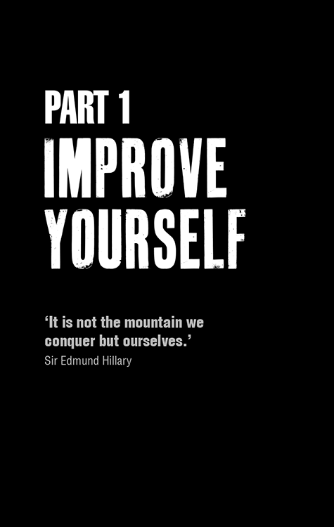 PART 1: IMPROVE YOURSELF