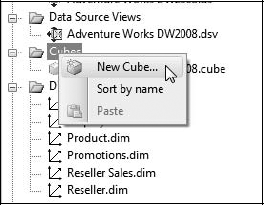 Creating a new cube in BIDS