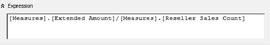 The calculation expression