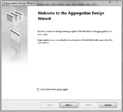 The Aggregation Design Wizard