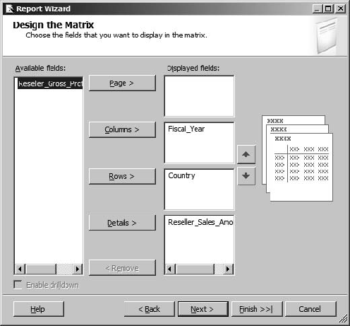 Designing the matrix