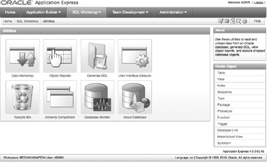The SQL Workship Utilities home page
