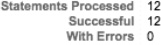 In the footer of either report is the success summary for the script.