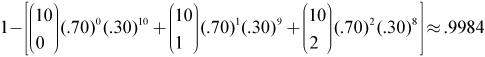 5.5 Binomial Distributions