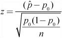 8.2 One-Sample z-Test for Proportions