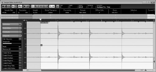 Replacing drum hitpoints with MIDI notes.