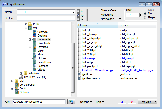 RegexRenamer