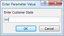 Every time you run this query, you can home in on a different state. Here, you’re about to see customers in New York.