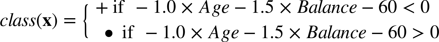 Classification function