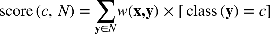 Similarity-moderated classification