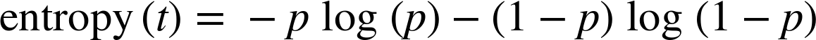 Plots of various values related to IDF(t) and IDF(not_t).