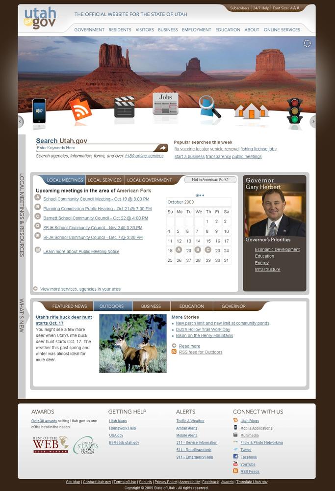 Utah.gov portal