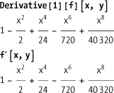 Mathematica’s Representation of Differentiation