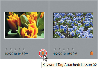 Importing attached keyword tags