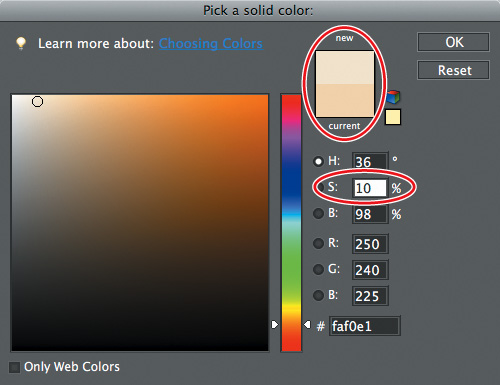 Modifying the Touch Up tool adjustment