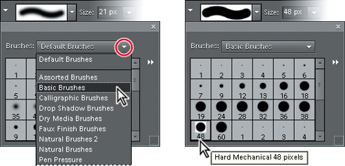 Using the Clone Stamp tool to fill in missing areas