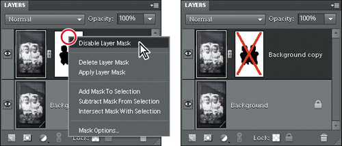 Creating a layer mask