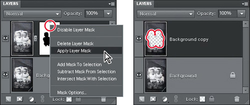 Creating a layer mask