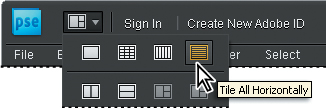 Arranging the image layers