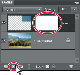 Creating a gradient layer mask