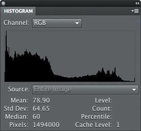 Using the histogram