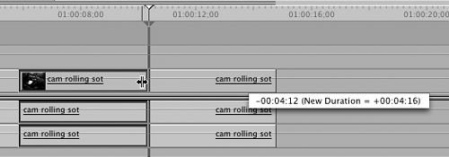 Dragging Edit Points Between Clips