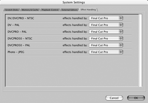 System SettingsScratch Disks tab, System SettingsSettings and PreferencesSettings and PreferencesSystem Settingssystem settingstabsSystem Settings