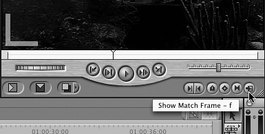 Finding a Video MatchaudioCanvasMatch Frame functionF (frame matches)framesMatch Frame functionMatch Framesyncsyncvideo match andViewerMatch Frame function