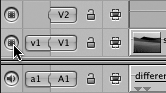 Applying a Cross Fadecross fadesapplyingfadescrossOption-+ key (zoom in)transitionstransitions, audiotransitions, audiocross fade