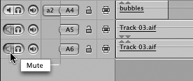 Using Audio Track Controls