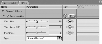 Applying Audio Filters