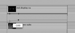 Keyframing a Filtercomposite imagescomposite imagesfiltersfiltersapplying keyframes tocomposite imageskeyframe editoradding keyframeskeyframesapplying to filtersTimelinekeyframing filtersViewerkeyframing filters